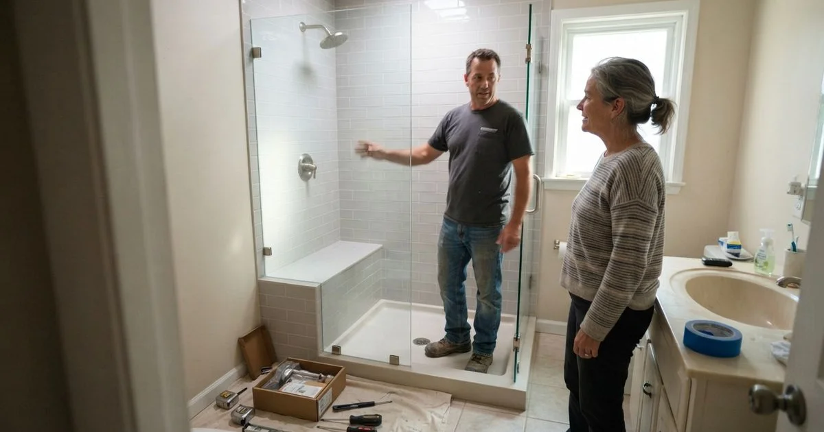 Tub-to-shower conversion: what the process actually involves